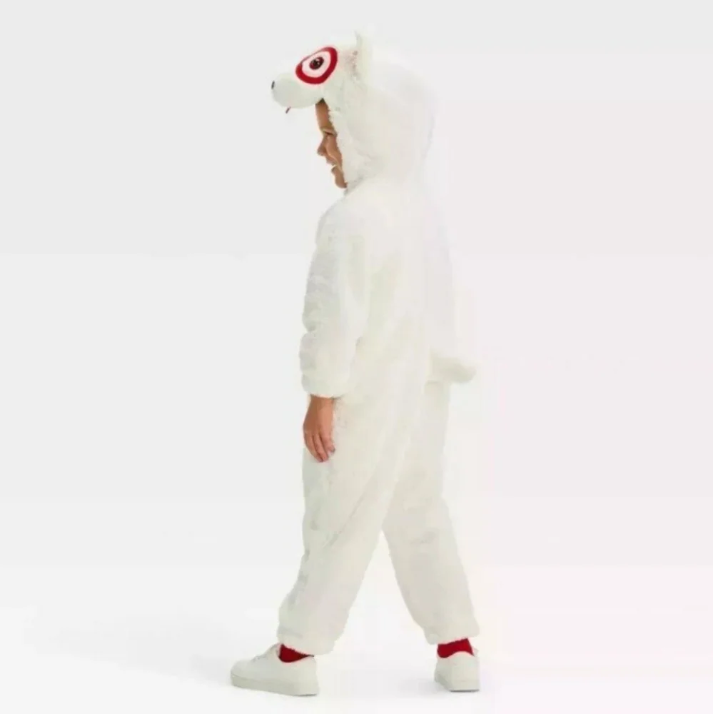 Hyde & EEK!! Target Bullseye Hooded Jumpsuit Mascot Costume 18-24 Months